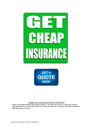 Get cheap us auto insurance now. Cheaper Auto Insurance With Evoc Certification By Levey0684 Issuu