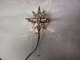 Tin Moravian Star Light Tree Topper