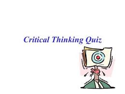 Quiz Critical Thinking try out   eyelevelathens gr SlideShare Infographic titled  Questions a Critical Thinker Asks   From the top  text  reads