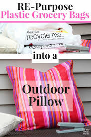 how to make an outdoor pillow insert