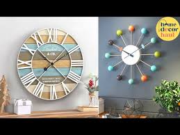 Wall Decor With Modern Clock Designs