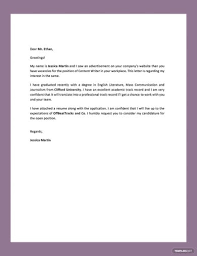 34 cover letter templates free