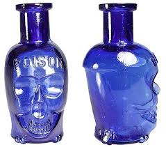Skull Shaped Poison Bottles A