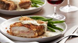 ham and cheese stuffed pork chops with