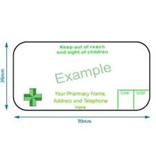 Or just print on regular paper, cut out and stick on your letter or package. Ers Solutions Pharmacy Dispensing Labels