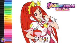 Find more coloring pages online for kids and adults of glitter force doki doki coloring pages to print. Glitter Force Coloring Pages Printable Join The Team As These Five Girls Fight Against Their Villains Testwolusek