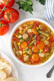 easy crock pot vegetable soup the