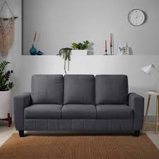 sofa bae 3 seater grey color sofa