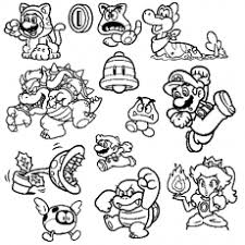 Mario coloring pages black and white super mario drawings for. Printable Super Mario 3d World Coloring Pages Archives Cinebrique Coloring Home