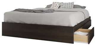 nexera 373930 3 drawer bed ebony