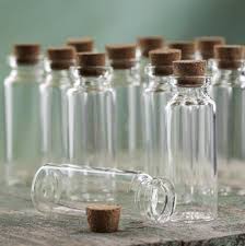 Sample Vials Clear Glass Bottles