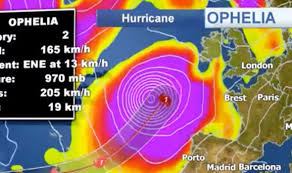 Hurricane Ophelia Path Update Shock Map Shows 120mph Winds