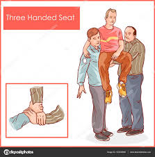 three handed seat carry method stock