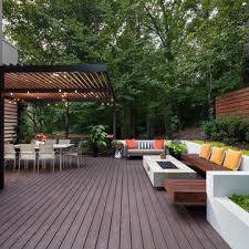75 Deck With A Fire Pit Ideas You Ll