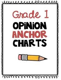 Writers Workshop Opinion Writing Anchor Charts Grade 1