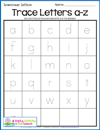 Alphabet Tracing Worksheets Uppercase Lowercase Letters