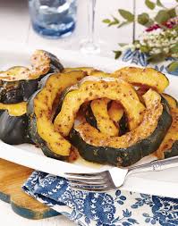baked acorn squash with brown sugar