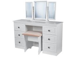 Wholesale corner wooden furniture dressing table with lights and mirror. Snowdon White 6 Drawer Dressing Table Cp Furniture Sales