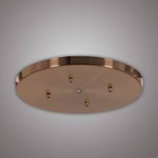 600mm Round Matte Gold Ceiling Plate 4