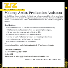 job vacancy makeup artist ion