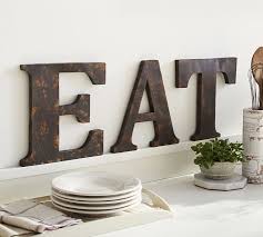 Rustic Metal Letters Pottery Barn