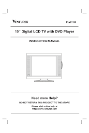 venturer plv21198 instruction manual