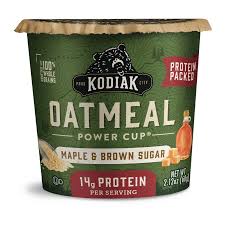 brown sugar instant oatmeal cup