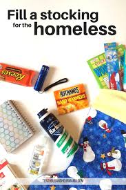 fill a stocking for the homeless
