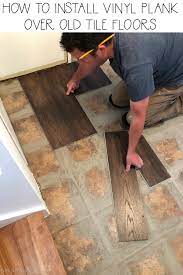 Meanwhile, you’ll want to avoid laying any other type of floating flooring, like vinyl flooring, over your laminate floor boards. How To Install Vinyl Plank Over Tile Floors The Happy Housie