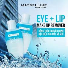 maybelline lip eyes make up remover