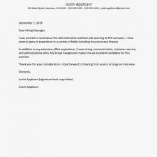 Easye Cover Letter Administrative Assistant Position Resume