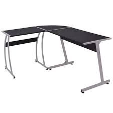 I like how the table makes use of little space and provides enough room for your working needs. Corner Desk Computer Study Home Office Workstation Metal Frame L Shaped Table Ebay