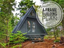 16 X20 A Frame Cabin Building Plan