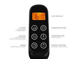 Electric Fire Remote Control 6 On