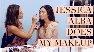jessica alba does my makeup you