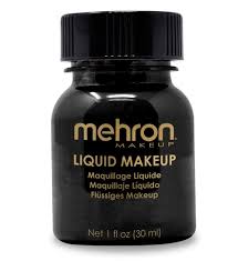 mehron liquid makeup face body hair