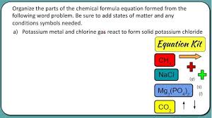 Chemical Formula Equation