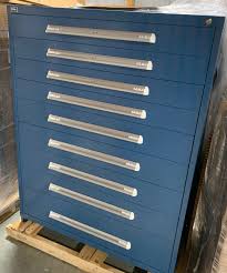 new stanley vidmar 9 drawer cabinets