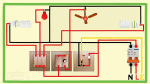Residential electric wiring diagrams are an important tool for installing and testing home electrical circuits and they will also help you understand how electrical devices are wired and how various electrical devices and controls operate. Full House Wiring Diagram Gang Switch Youtube