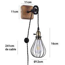 Wall Sconce Pendant With Pulley Pendol