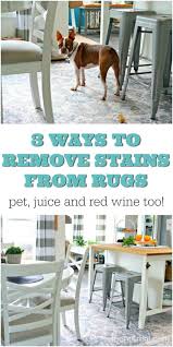 keep rugs clean with pets and kids