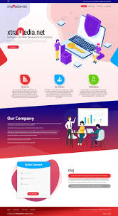 Modern Professional Business Software Web Design For A