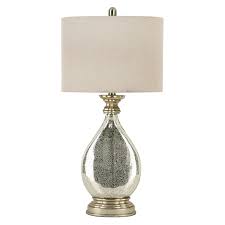 Silver Mercury Glass Table Lamp 22