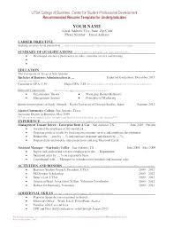 Student Resume Objective Example For Students Teaching Assistant