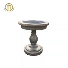 Console Side Tables Round Antique Wood