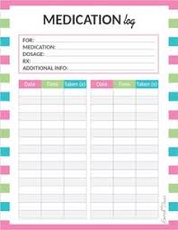 Free Daily Medication Schedule Free Daily Medication Chart To