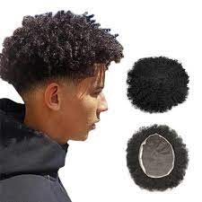 custom made curly afro men s hair system