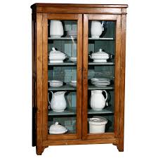 Tall Cabinet With Glass Doors At