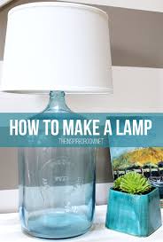 How To Make A Lamp Diy Bottle Lamp