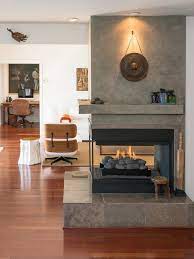 Three Way Fireplace Ideas Living Room
